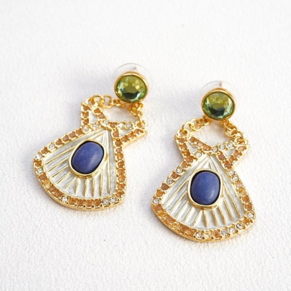 Lulu Frost Embellished Drop Earrings